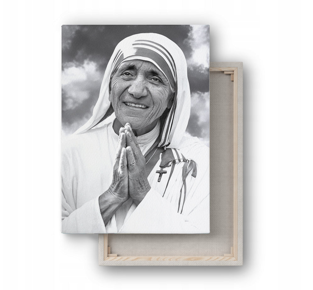 Obraz czarno biały Matka Teresa z Kalkuty