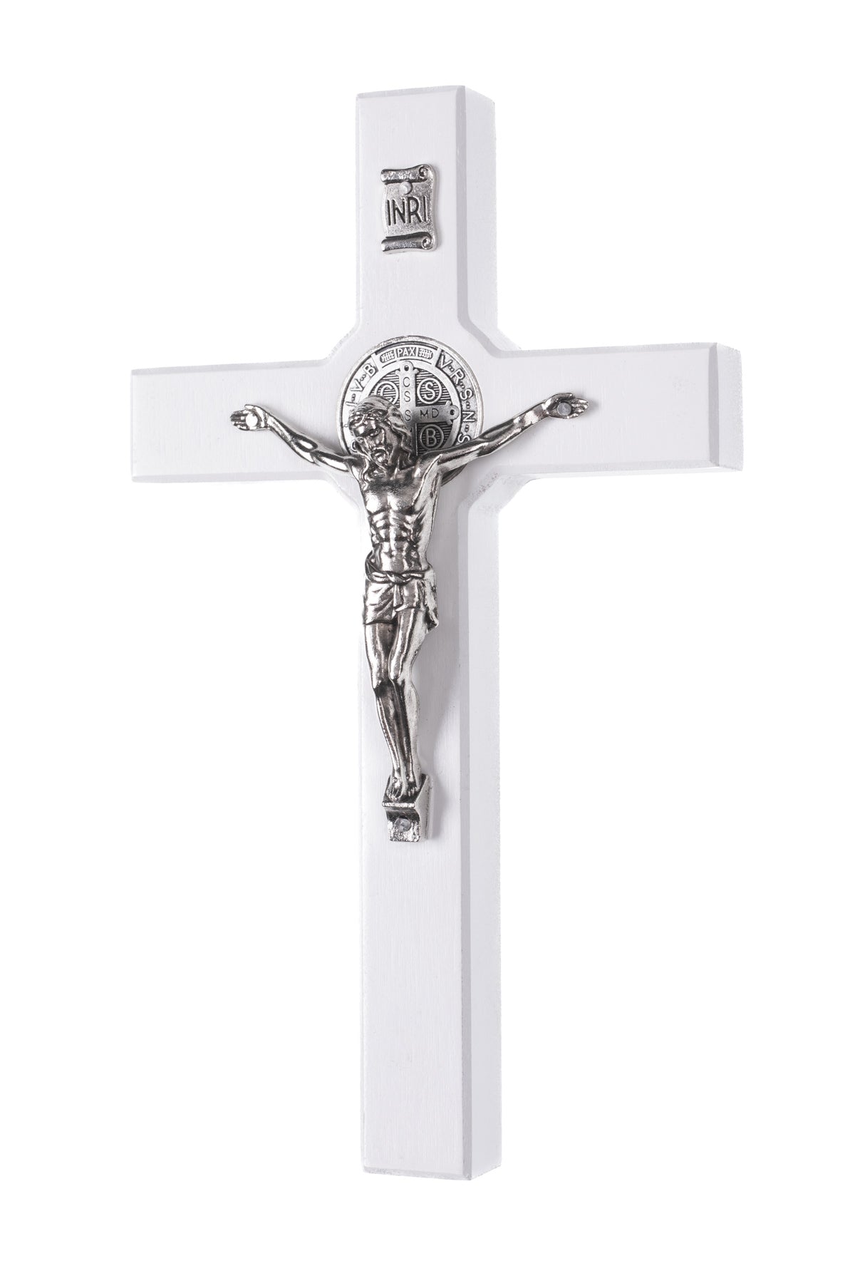 Krzyż Na Ścianę Drewniany św. Benedykta medal Święty Benedykt 18cm - Krzyż Św. Benedykta
