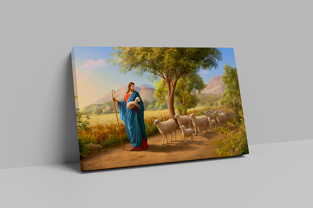 Jezus Dobry Pasterz 15x10cm