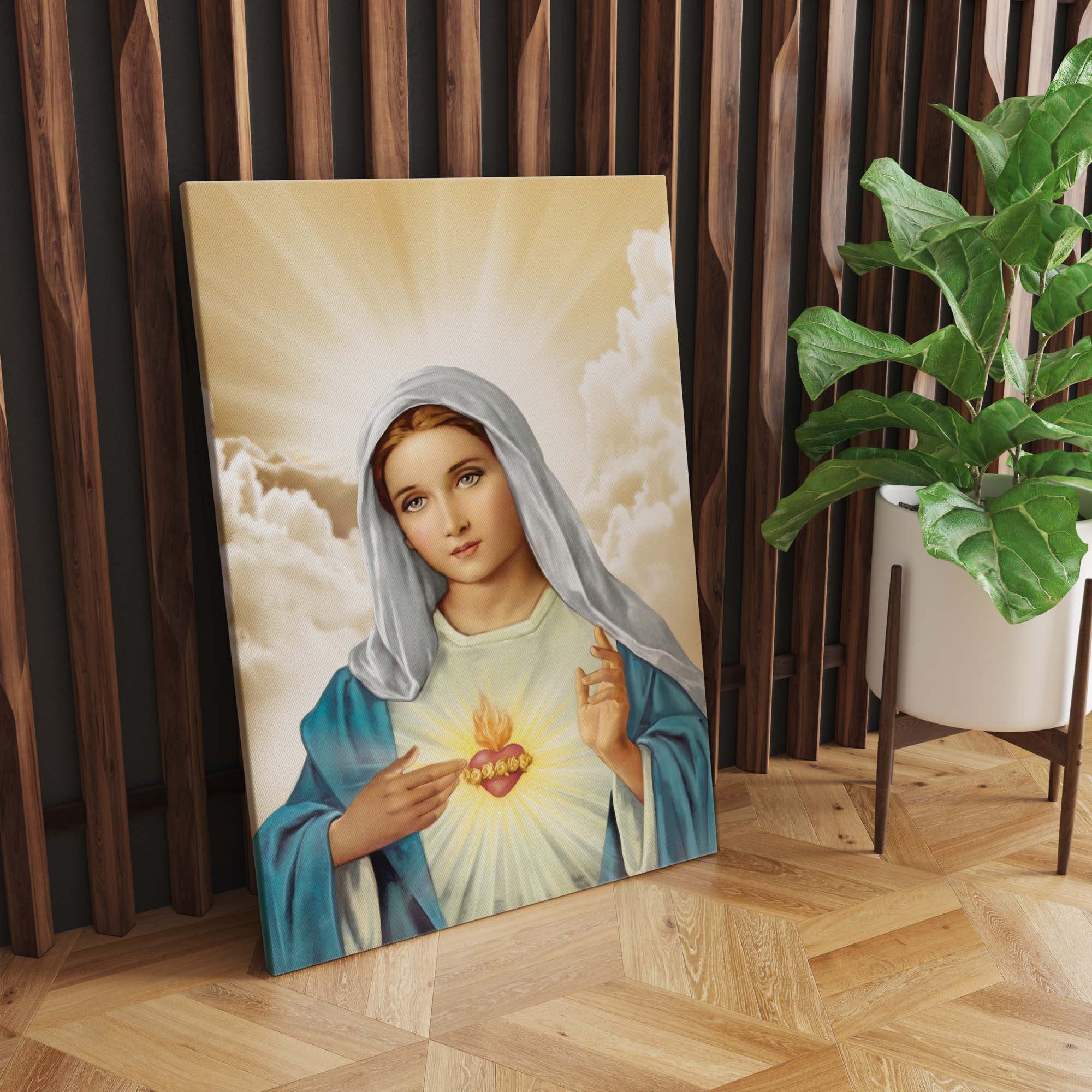 Serce Maryi 60x40cm