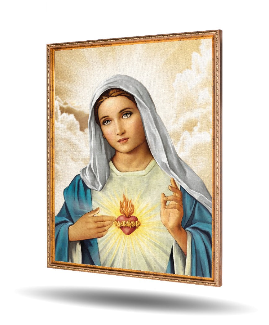 Serce Maryi 70x50 cm Rama Złota