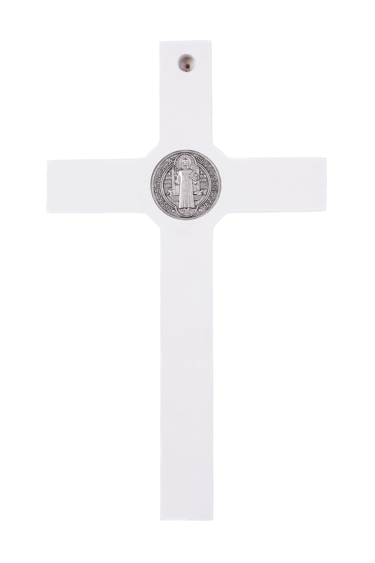 Krzyż Na Ścianę Drewniany św. Benedykta medal Święty Benedykt 22cm - Krzyż Św. Benedykta